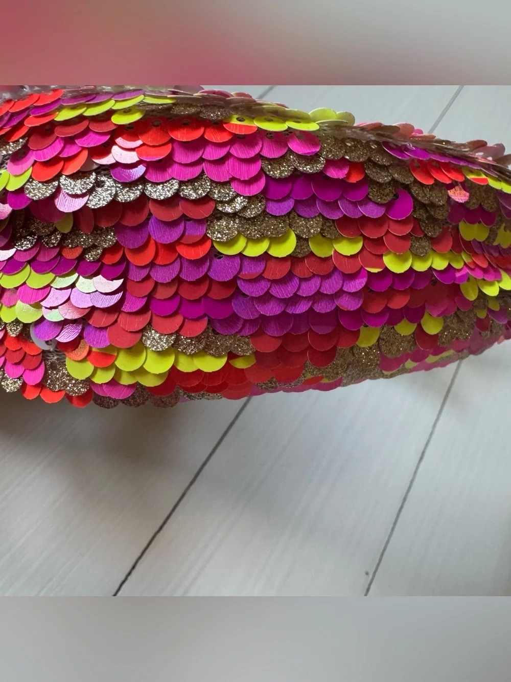✨ Boutique Neon Sequin Knotted Headband Pink Gold Lime Statement Girls Women